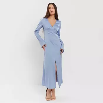 Платье женское шёлковое MIST: Classic Collection размер 42, голубое