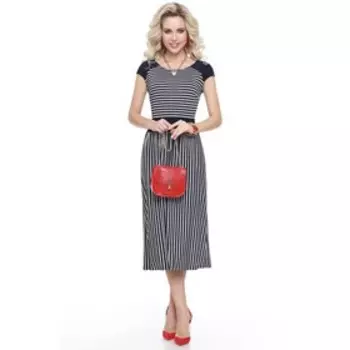 Платье женское «Удачная полоса», размер 48