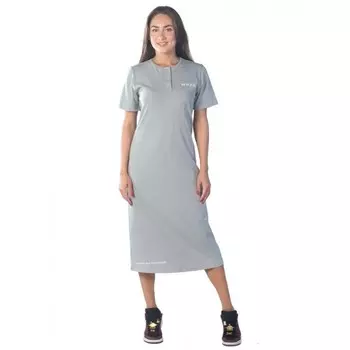 Платье женское W.W.F.H., размер 56, цвет светло-серый