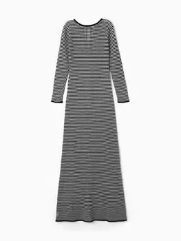 Платье вязаное макси женское MIST, размер M