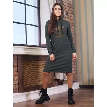 Платье женское Yesterday, размер 54, цвет хаки