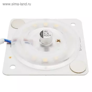 Плата светодиодная 02-13, 220 В, 12 Вт, SMD2835, 4000К, 80Лм/Вт, IP20