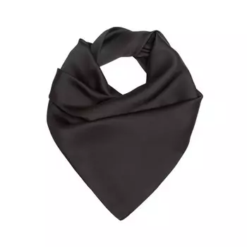 Платок однотонный, цвет чёрный, размер 70х70