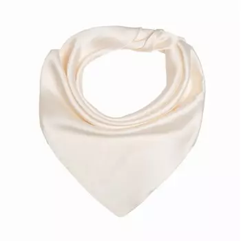 Платок однотонный, цвет молочный, размер 70х70