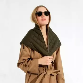 Платок женский MINAKU: Casual Collection цвет зеленый