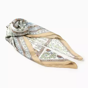 Платок женский MINAKU, размер 7070 см, нежно-зелёный