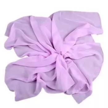 Платок женский, размер 100х100, цвет сиреневый