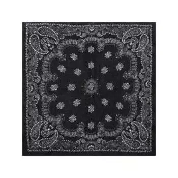 Платок женский, размер 50х50, цвет чёрный