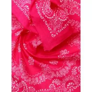 Платок женский, размер 50х50, цвет фуксия