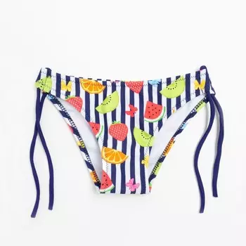 Плавки купальные для девочек MINAKU на завязках, рост 98-104 см