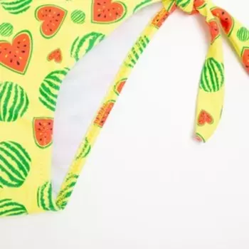 Плавки купальные для девочек MINAKU на завязках, рост 98-104 см