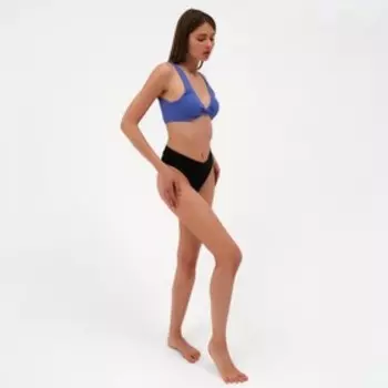 Плавки купальные слипы завышенные женские MINAKU, размер 44, чёрная