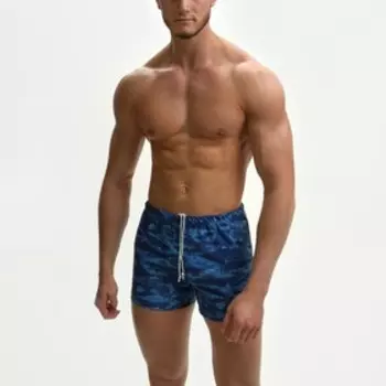 Плавки мужские, цвет синий/голубой, размер 52