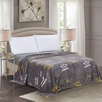 Плед 150х200см, велсофт, 280г/м 100% полиэстер