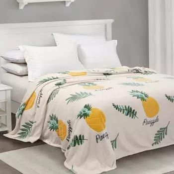 Плед 180х200 см «Ананасы»