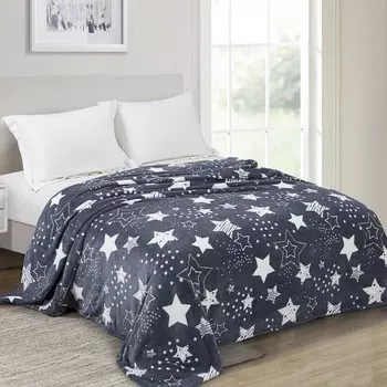 Плед 180х200см, велсофт, 280г/м, 100% полиэстер