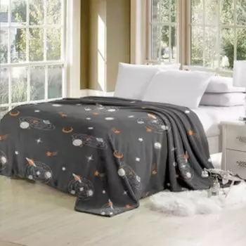 Плед 180х200см, велсофт, 280г/м пэ100%