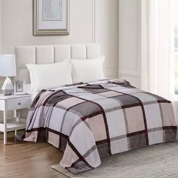 Плед 180х200см, велсофт, 280г/м пэ100%