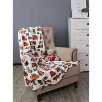 Плед Absolute, размер 110х140 см, принт коты