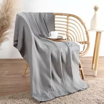 Плед флисовый «Аделис Туман», 150200 см, флис 160 г/м