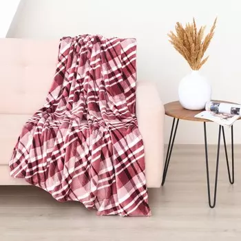 Плед Аделис Вивиан 150х200см, велсофт 280г/м, полиэстер 100%