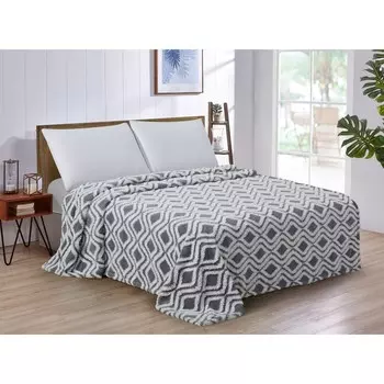 Плед Adriano, размер 180х200 см, цвет серый