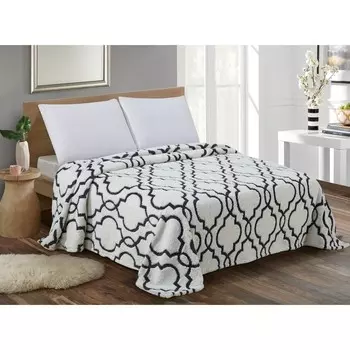 Плед Alba, размер 180х200 см, цвет серый