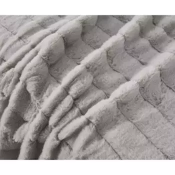 Плед «Анабель», размер 220х240 см, цвет серый