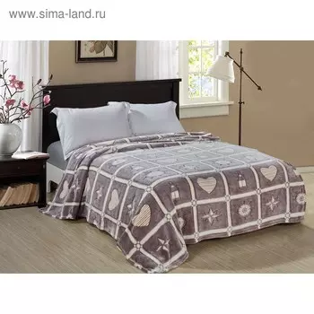 Плед «Бамбук» 2 сп, размер 180 x 200 см, микрофибра