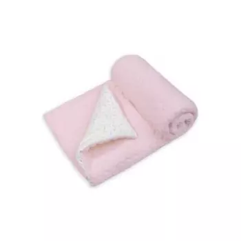 Плед «Буль-буль», размер 90 х 90 см, нежно-розовый