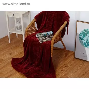 Плед Carre евро, размер 200 x 220 см, велсофт