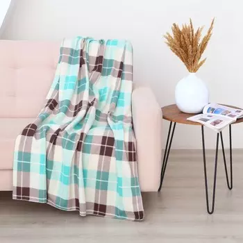 Плед Casa Conforte Бостон диз. 074 130х170см, флис 180г/м пэ100%