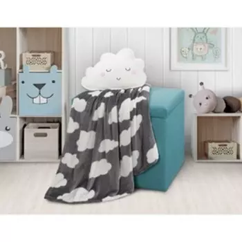 Плед Clouds, размер 200х220 см, цвет серый