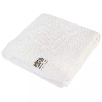 Плед детский, цвет молочный, размер 95x95 см