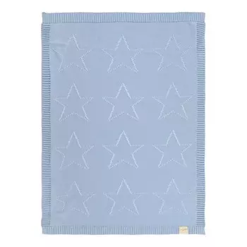 Плед детский, размер 70х90 см, цвет голубой