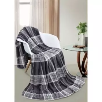 Плед Edinburgh, размер 180х200 см, цвет серый