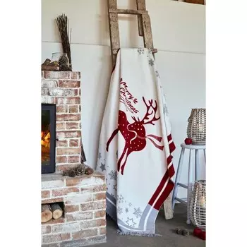 Плед Elves, размер 150х200 см, цвет красный