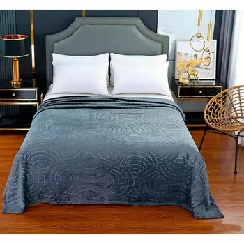 Плед евро, размер 200x220 см 7009