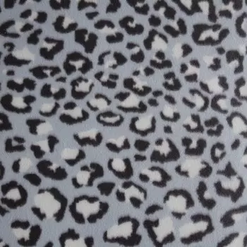 Плед флисовый «Леопард», размер 150х200 см, цвет голубой