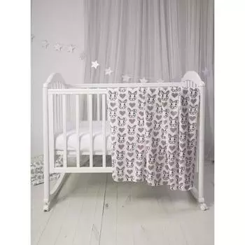 Плед флисовый «Любимый кролик», размер 100х118 см