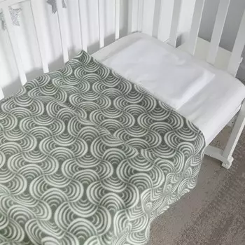 Плед флисовый «Ракушки», размер 100х118 см