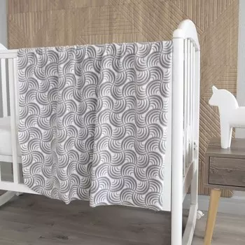 Плед флисовый «Ракушки», размер 100х118 см