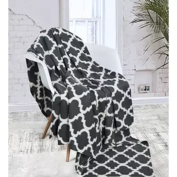 Плед Floy, размер 100х150 см, цвет серый