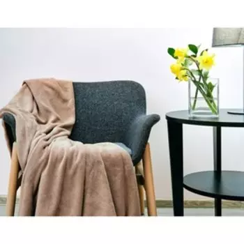 Плед Ginger, размер 200х200 см, цвет коричневый