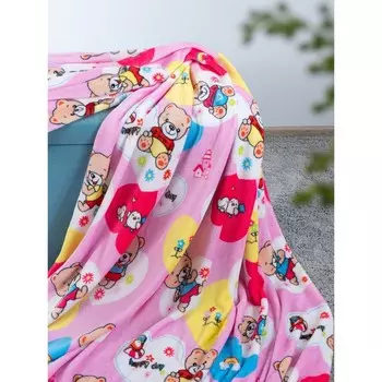 Плед Happy teddy bear, размер 100х150 см