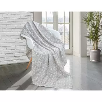 Плед Iceberg, размер 200х200 см, цвет серый