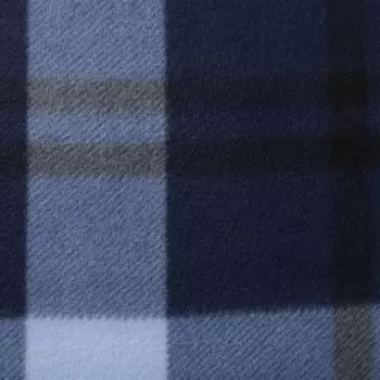 Плед флисовый «Экономь и Я. Клетка», синий, 150130 см, флис 160 г/м