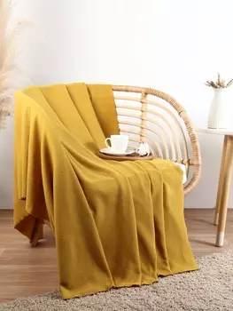 Плед "Экономь и Я" Олива 150*130 см, пл.150 г/м2, 100% п/э