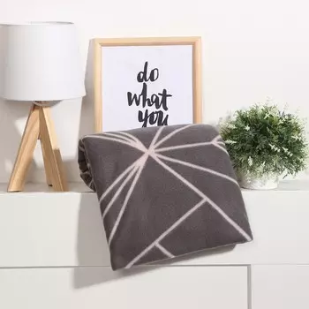 Плед "Экономь и Я" Орнамент, 150х180 см, пл.160 г/м2, 100% п/э