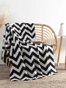 Плед Экономь и Я "Зигзаг" 75*100 см, пл.160 г/м2, 100% п/э